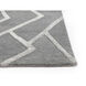 Zizi 120 X 96 inch Grey Indoor Hand-Tufted Rug, Hand-Tufted